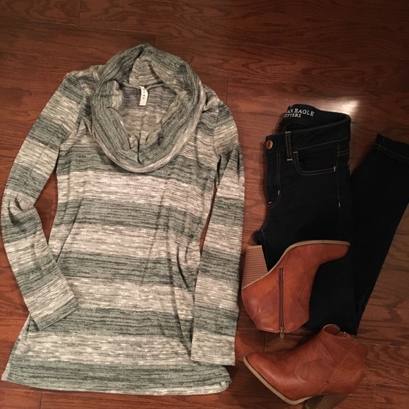 Cowl Neck Sweater from Pink Lily Boutique - Picture 2 of 4